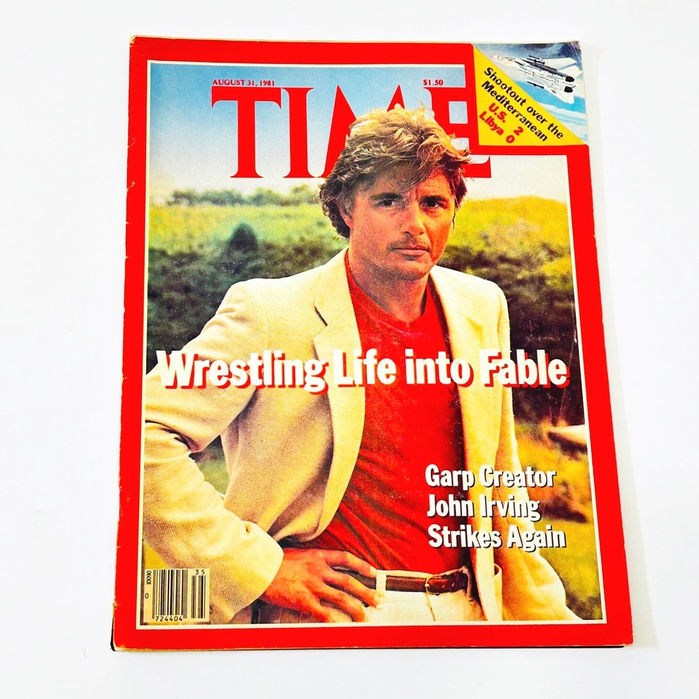 Vintage Time Magazine August 31 1981 John Irving Garp Creator Cover Story
